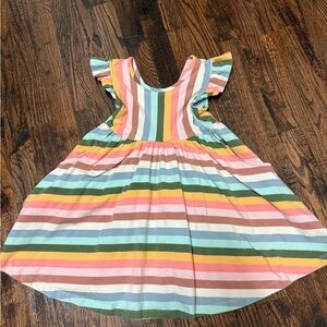 Hanna Andersson Multicolor Striped Dress
